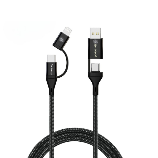 20W USB Charger with 60W 4-in-1 Cable